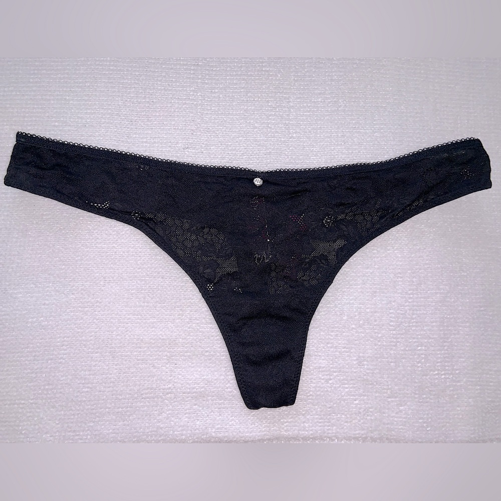 NWT | AdoreMe Black Lace Panties | M